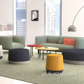 Cadeira de lazer de sofá modular de lounge design moderno de recepção